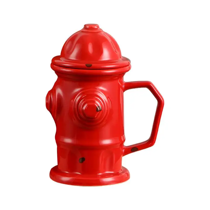 Fire Hydrant Style Mug Coffee And Tea Ceramic Cup Offices And Home Ornamental Mug For Coffee Bar Living Room