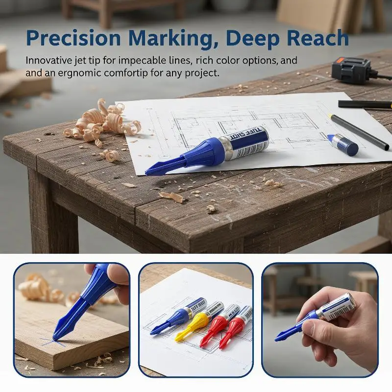 Advanced 20ml Water Color Inkjet Marker Pen for Woodworking Green Scribed Notebook