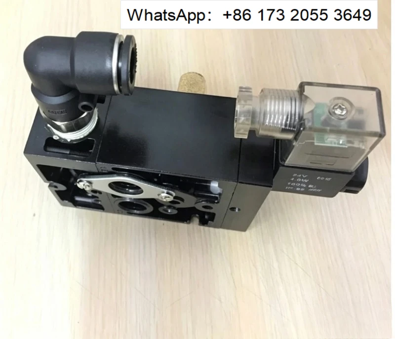 4 Port 2 Position Pneumatic Solenoid Valve HNS424S3B For Machine Tool Cutter Cylinder AC220V AC110V DC24V Coil Optional