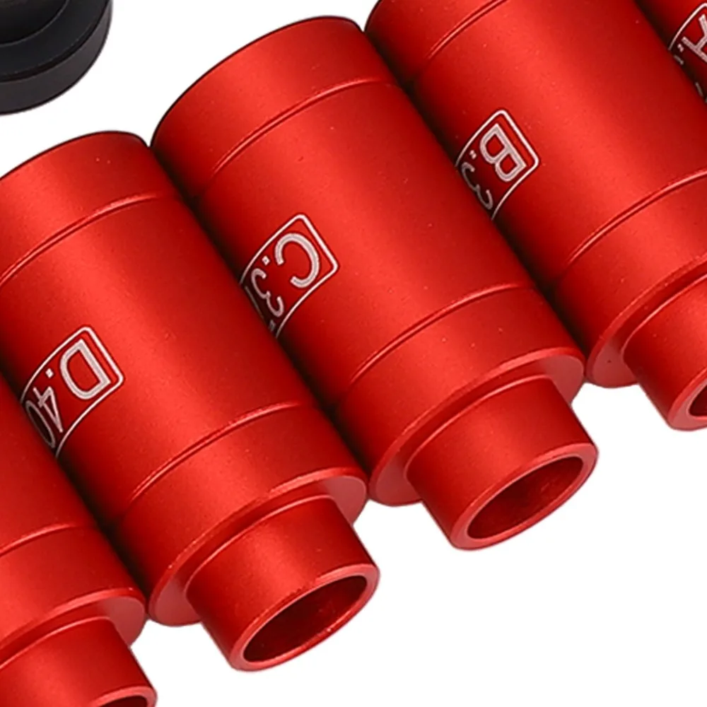 Precision Aluminum Alloy Gauge Comparator Kit 14 Inserts 6 Bushings Reloading Gauge Tool Gauge Comparator Industry