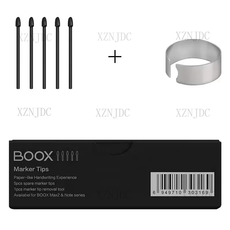

Набор наконечников для маркеров Onyx BOOX для Pen2 Pro, Max Lumi2, Air2, Note 4, Note5,Nova Air C, Mini C,Tab Ultra C, Стилус, 5 шт.