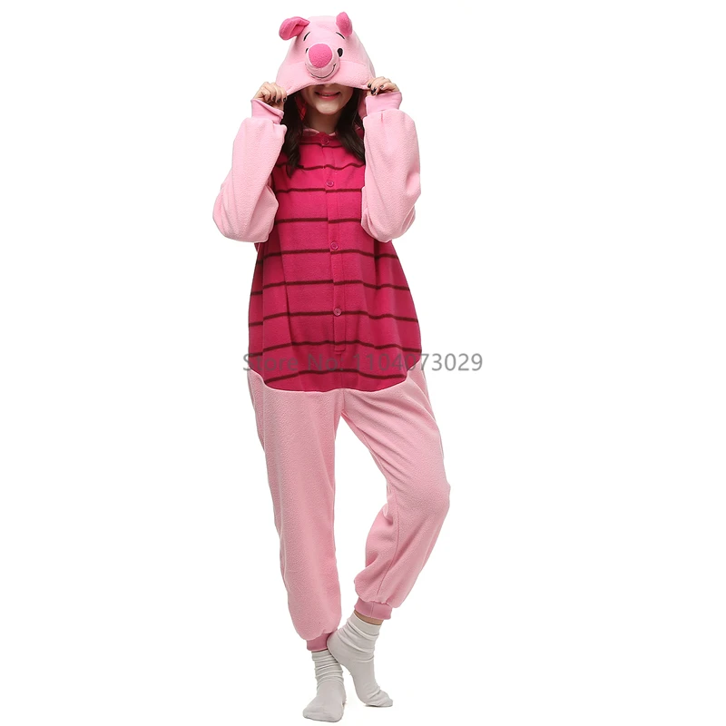 Onesieshow Animal Kigurumi Pyjamas Halloween Onesie Adult Kids Cartoon Pig Pajama Cosplay Party Women Men Homewear