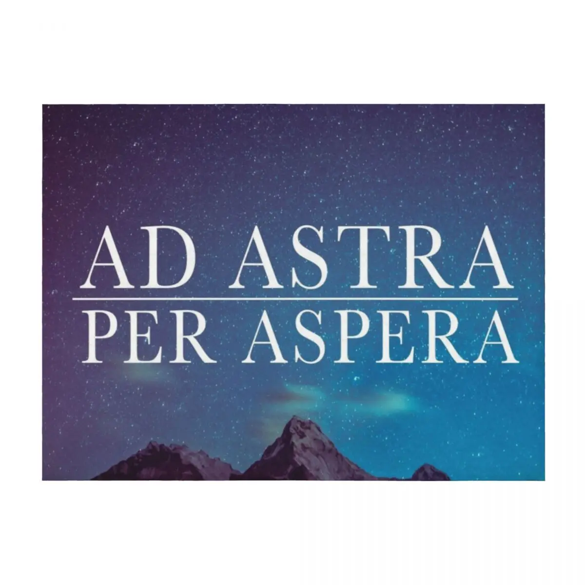 

Ad Astra Per Aspera Throw Blanket Thins Loose Kid'S Luxury Thicken Blankets