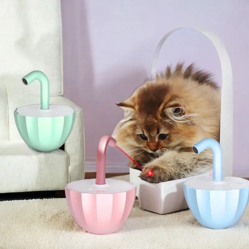 

Cat Laser Toy,Pet Automatic Laser Cat Toys for Indoor Cats Kitten Tumbler Interaction Toys,360 Degree Irregular Rotation Fidget