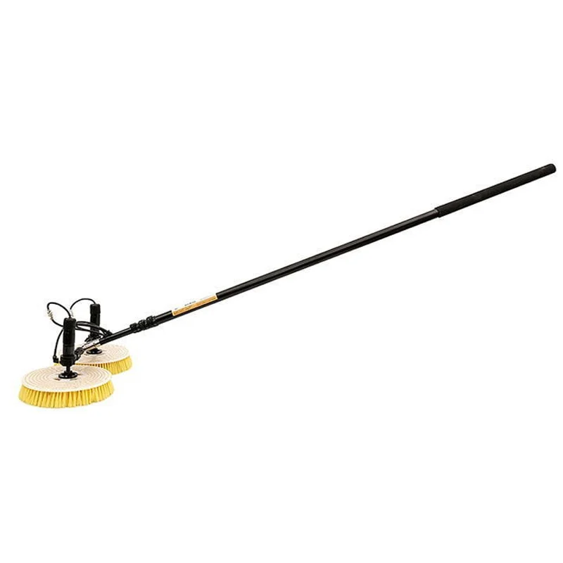 Solar Cleaning Double Brushes PV Module Cleaning Equipment 3 5 7 Meters Length With Battery