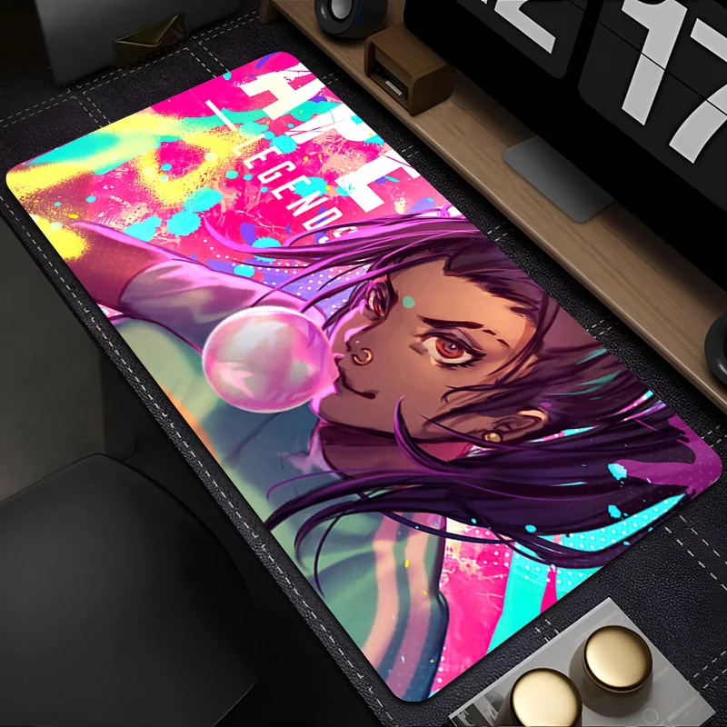 Rampart Apex Legends Anime Large Mouse Pad PC Gaming Non-slip Table Mat Mousepad For Office Gamer Laptop Mats Company Desk Pads