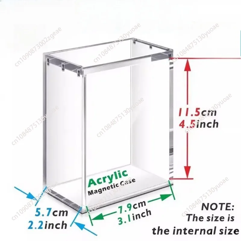 Magnetic Acrylic Display Box 5mm - Favorite Doll Display Box, Dustproof and Removable