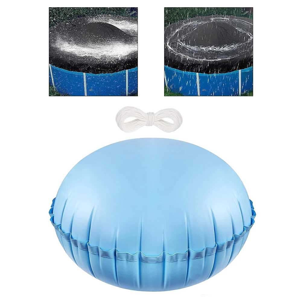 1pc Inflatable Pool Pillow For 110cm Pool Air Cushion Weather-Resistant Support Outdoor Furniture Protection Household Tools