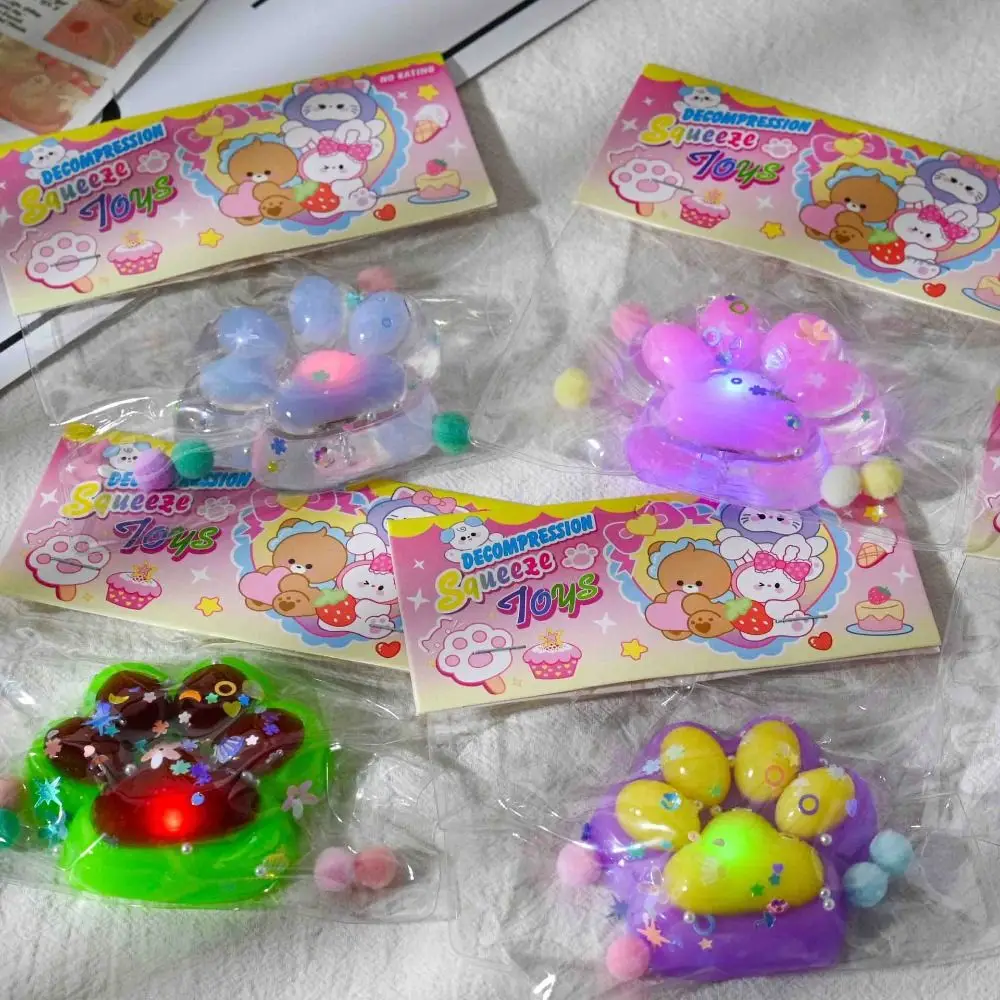 

Сенсорная игрушка, светящаяся игрушка-кошачья лапа, силиконовая мягкая игрушка-кошачья лапа, игрушка-непоседа, 3D игрушка ручной работы с кошачьими лапами, розыгрыши