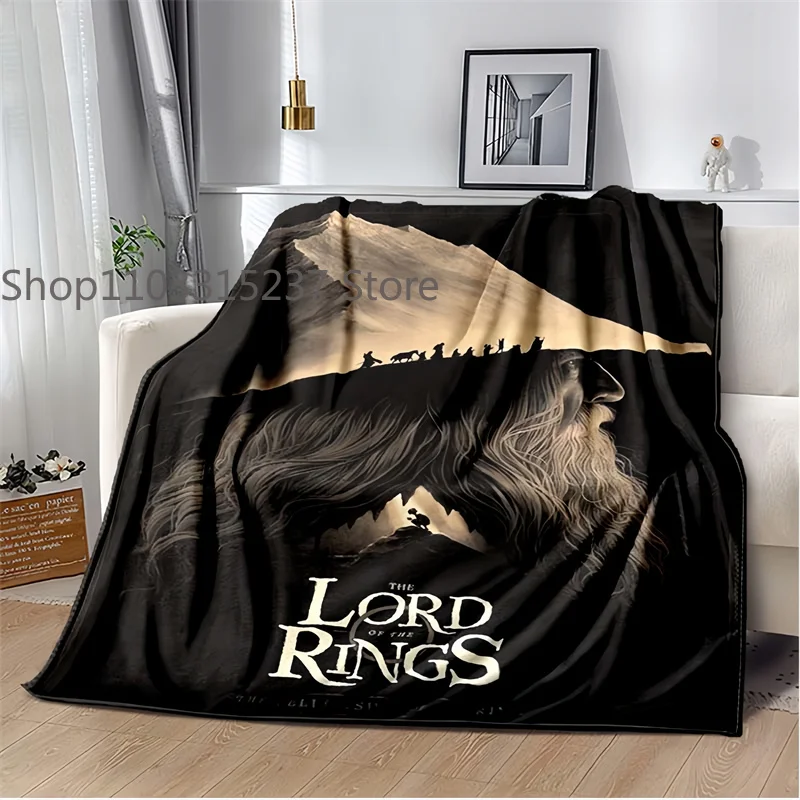 TheLL- Lord Of The R-Rings Blankets,Soft Warm Throw Blanket,for Bathroom Bedroom Living Room Sofa Bed Car and Bathroom