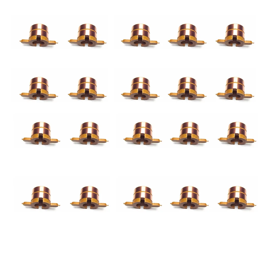 

20pcs Generator Collector Copper Slip Ring for Forklift Agricultural Truck JF11A JF12