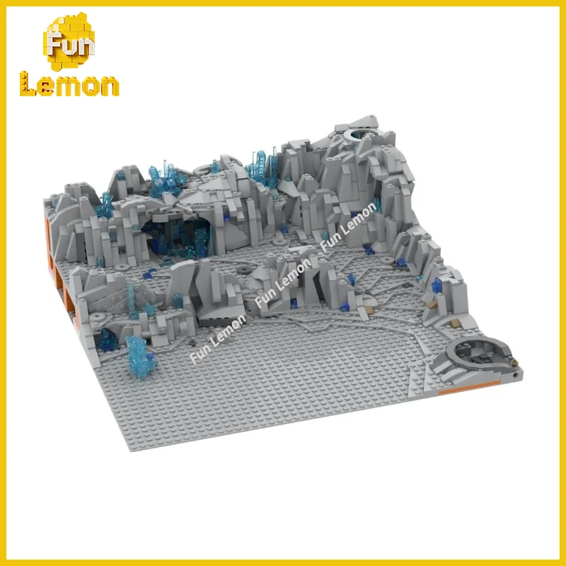 

Конструктор Euphyros Ground Scene MOC: Набор для сборки базы на инопланетной планете, коллекционный декор для демонстрации
