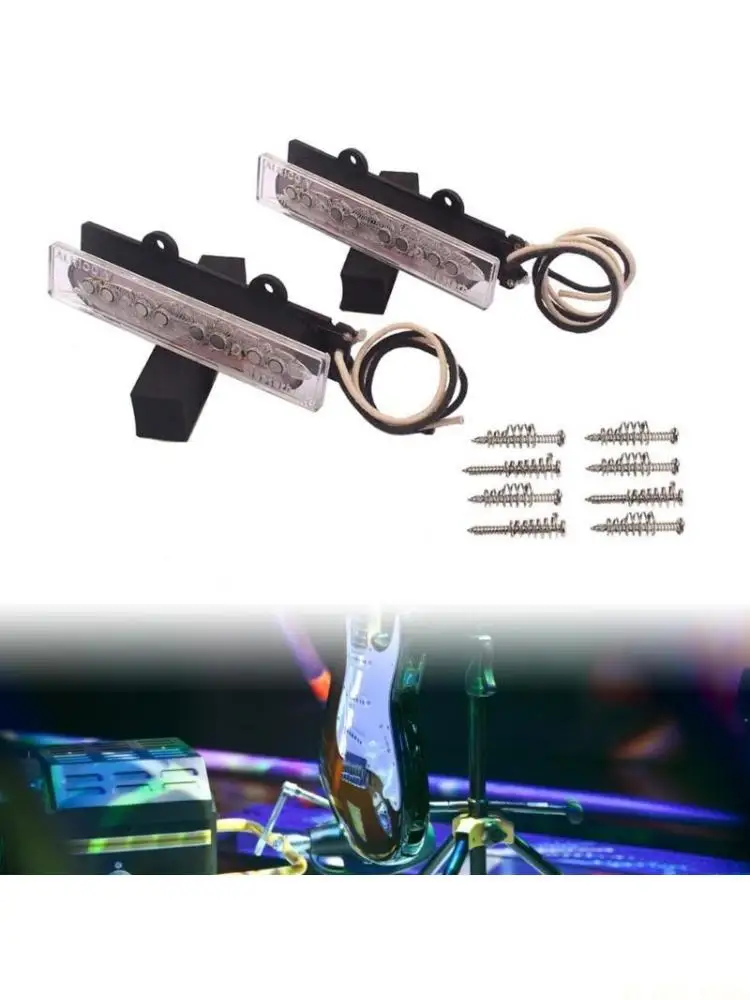 

M5TC Guitar Pickups Middle Bridge Neck Jazzes Bass Guitar Pickup Kits for Bass Guitar