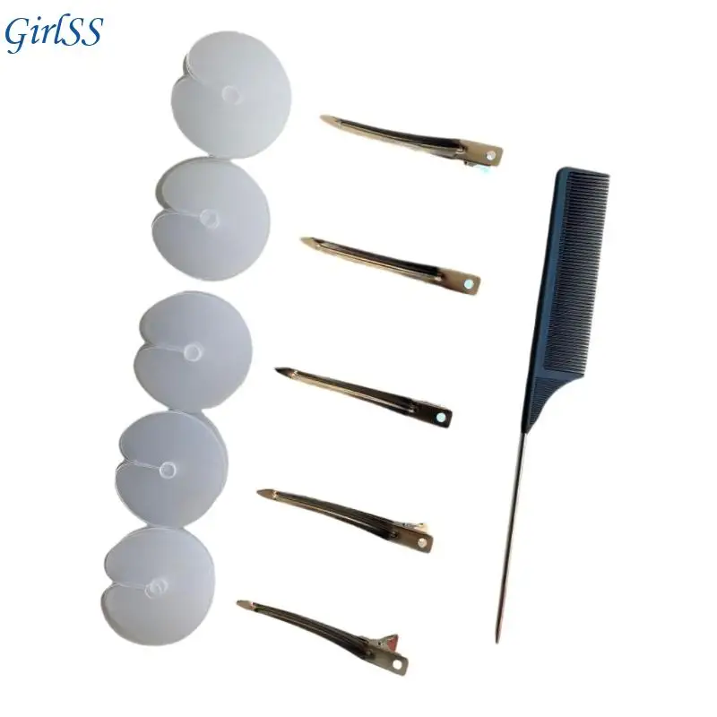 مجموعة وصلات شعر دائمة غير مشوهة مقاومة للحرارة، مناسبة للسفر T4MB #5