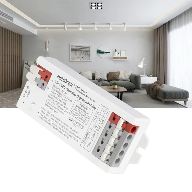 

LED Strips Controller 2 in 1 Intelligent Dimmers DC12-24V LED Control System Dropship