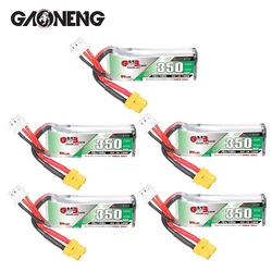 Gaoneng GNB 2S 7.6V 350mAh 70C/140C Lipo Battery For Micro RC FPV Racing Cine Whoop Beta FPV Drone Parts 7.6V With XT30U-F Plug