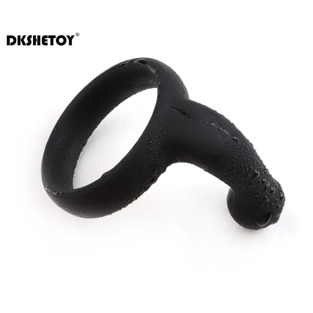 Prostate Massage Penis Ring Sex Toys for Men Delay Ejaculation Long Lasting Sperm cockrings Silicone sleeve cock for adults 18+