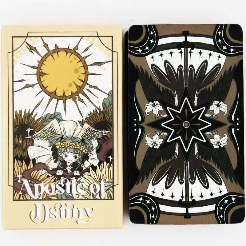 10,3 * 6 cm Zależne od oryginalnego systemu Rider Waite System Apostle of Destiny Tarot Deck 78 sztuk Cartoon Tarot Cards