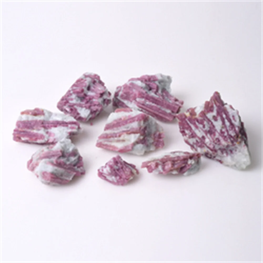 100% Natural Pink Tourmaline Crystal Mineral Irregular Rough Stone Specimen Rock Rare Original Reiki Chakra Home Room Decor 1pc