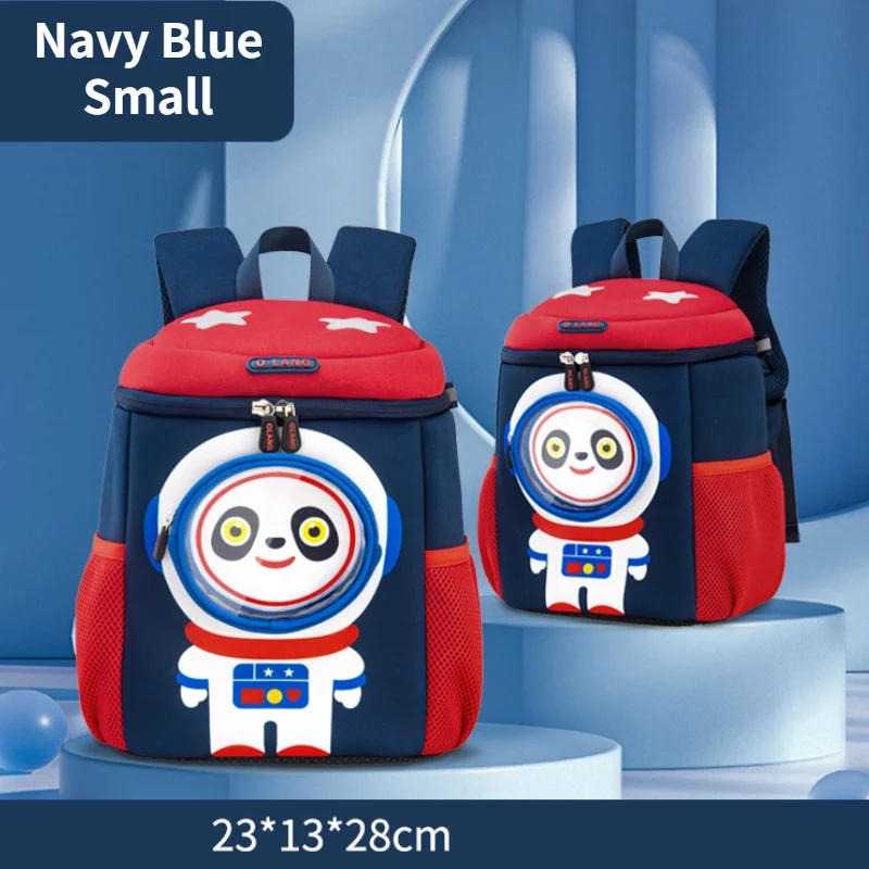 Cute Children Panda Astronaut Small Backpacks New Girl Boy Cartoon Animal Students Bucket Reflective Schoolbags In Kindergarten