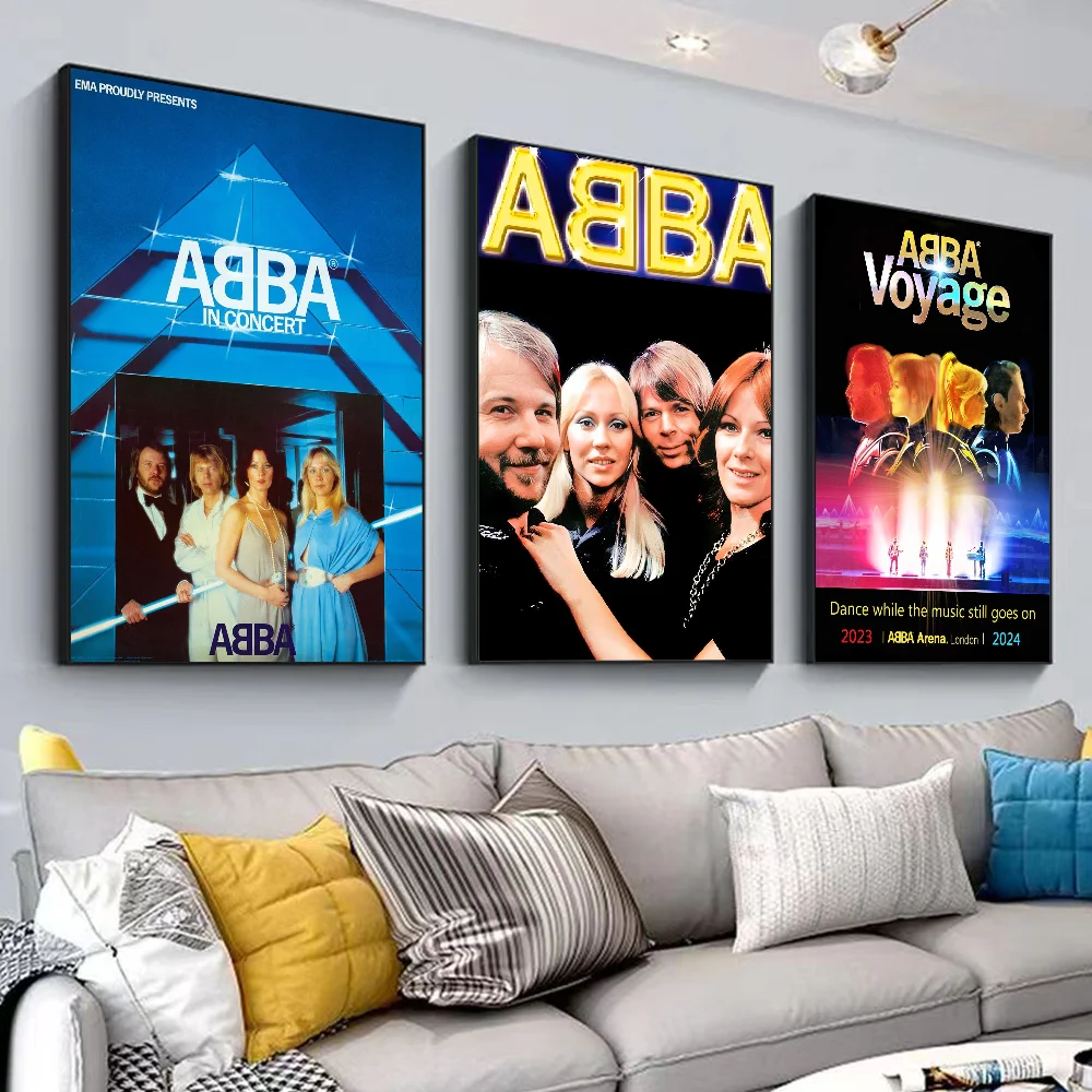 Class A-Abba B-Band Poster DIY Poster Kraft Paper Vintage Poster Wall Art Painting Study Stickers Big Szie Wall Painting