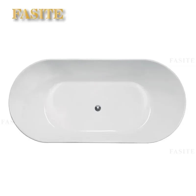 For Small Apartment Portable Acrylic Bathtub Independent Adult Princess Style   Household Hotel B&B Use