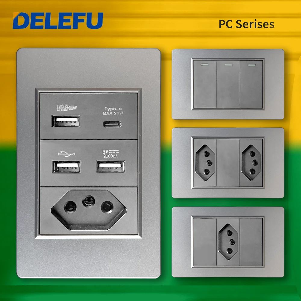 Delefu Grey Pc Pane…