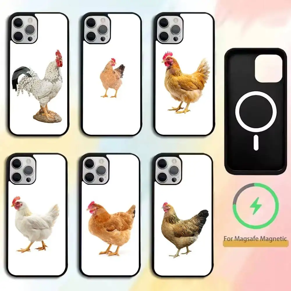 

Chicken111 Phone Case For iPhone17,16,15,14,13,12,11 Plus,Pro Magnetic For Magsafe Wireless Charging