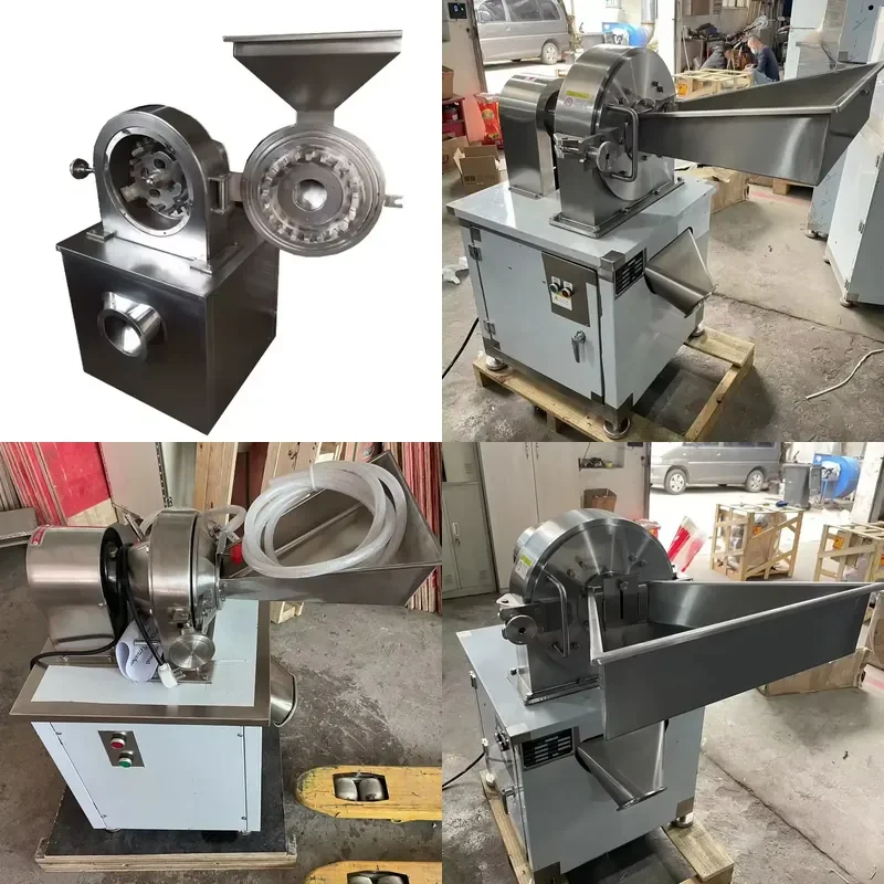 10B Industrial Grain Herbal Grinder Stainless Steel Dry Grain Spice Powder Mill Machine for Herbs Spices Coffee Beans