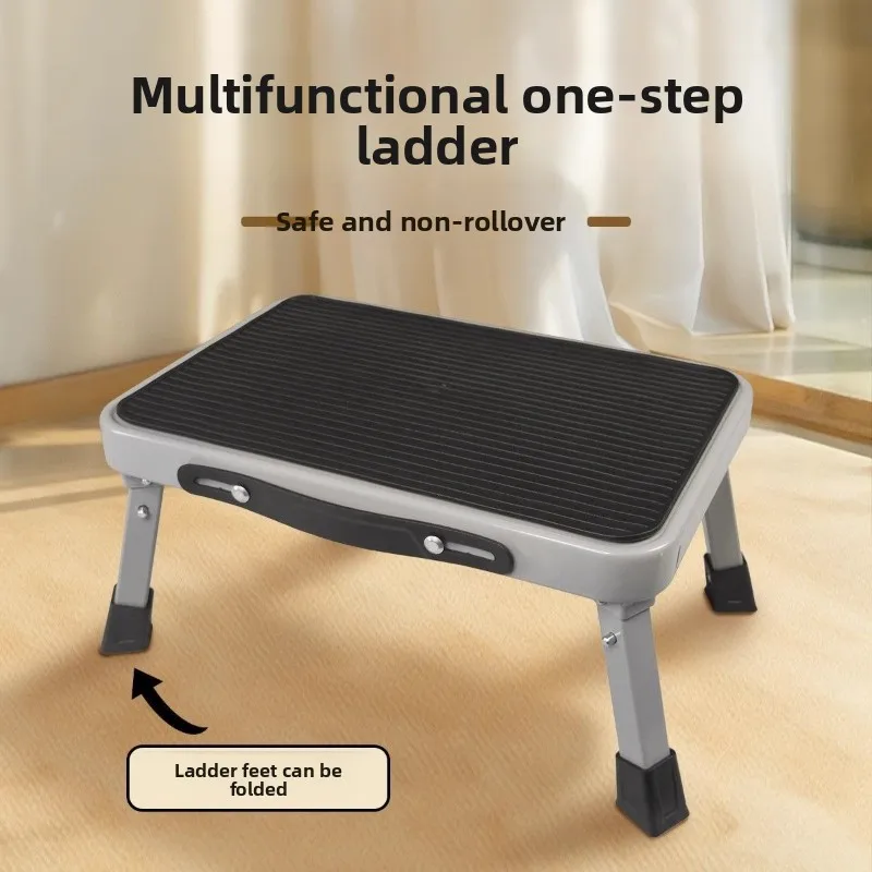 Home Furniture One Step Ladder Home Door Small Foot Steps Ottomans Folding Ladder Kitchen Climbing Up The Car Foot Cushion Stool