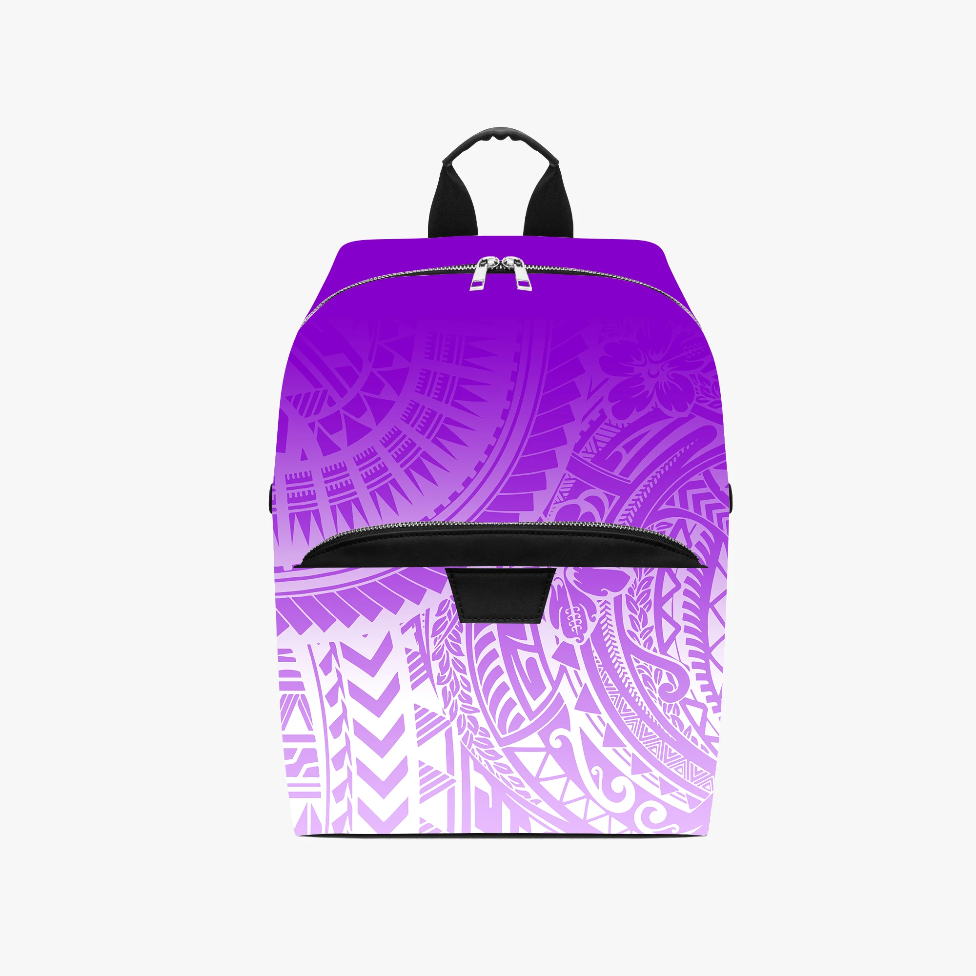 

Кожаный рюкзак Campus Essential, настраиваемый полинезийский монограммный подарок, легкий для мужчин и женщин, для путешествий, на каждый день