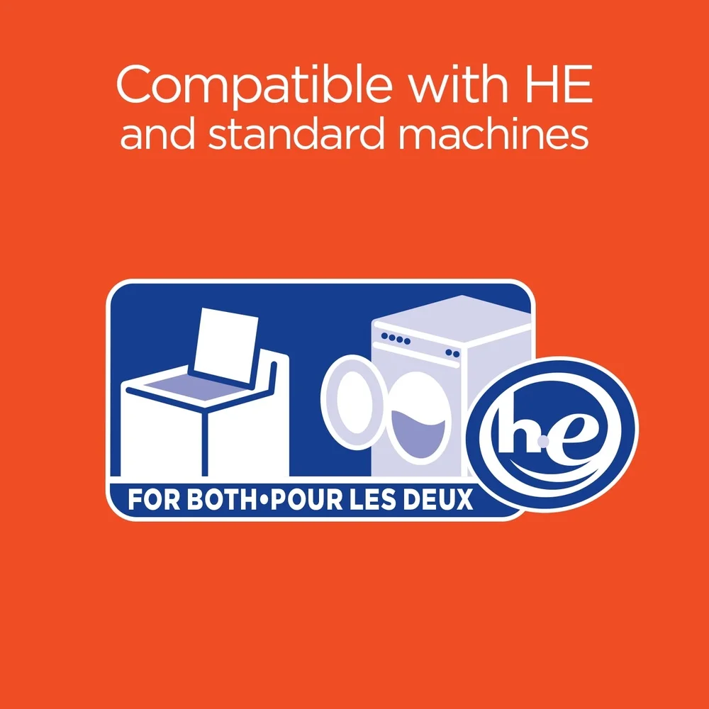 Détergent à lessive liquide 96 charges détachant éliminateur d'odeurs brise rafraîchissante concentré HE Machines Standard 150 Fl Oz
