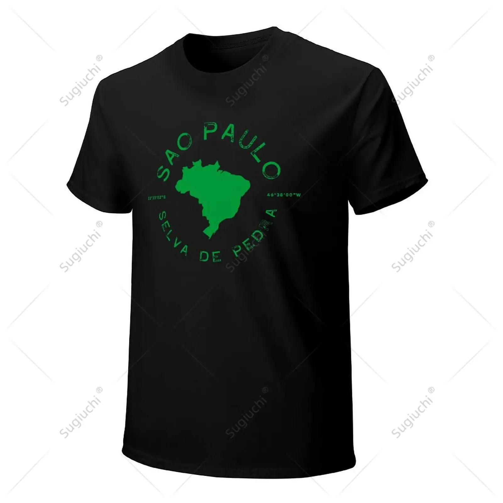 للجنسين الرجال ساو باولو البرازيل خمر المتعثرة الجرافيك التي شيرت تيز تي شيرت النساء الفتيان 100% القطن تي شيرت #4