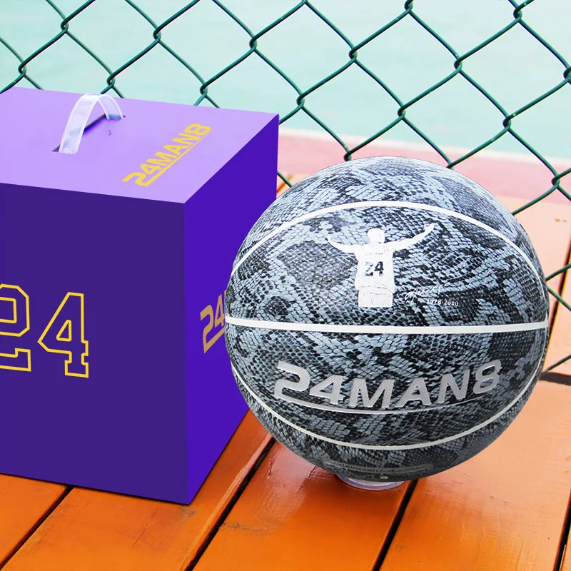 Customized Basketball Number 7 Printed Own Pattern Design Basketball Logo Colors Basketball Ball