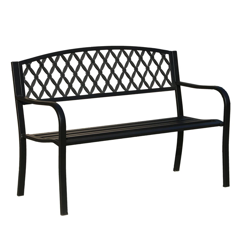 Park Chair Outdoor Bench Long Chair Outdoor Chairs Garden Leisure Rest Chair Wrought Iron Back Chairs Balcony Chairs