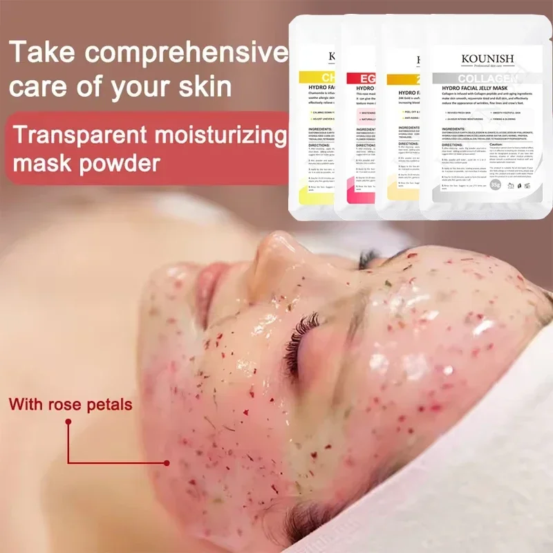 

Jelly Mask Powder Collagen Peel Off Masks Moisturizing Salon SPA Hydro Jelly Anti-Aging Whitening Brighten Beauty Care Products