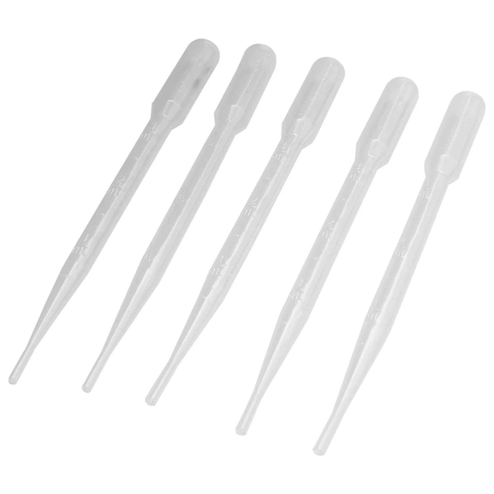 100PCS Graduated Pipettes Dropper Polyethylene (3ml)