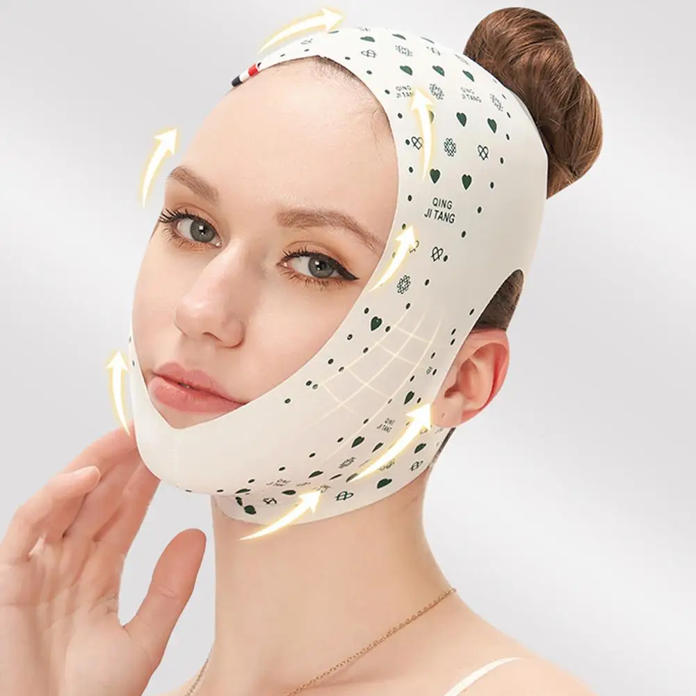 Traspirante V Face Band Cheek Lift Up Face Thin Mask rughe Double Face Shaping Strap fasciatura dimagrante V-Line Chin Anti Red S2Z1