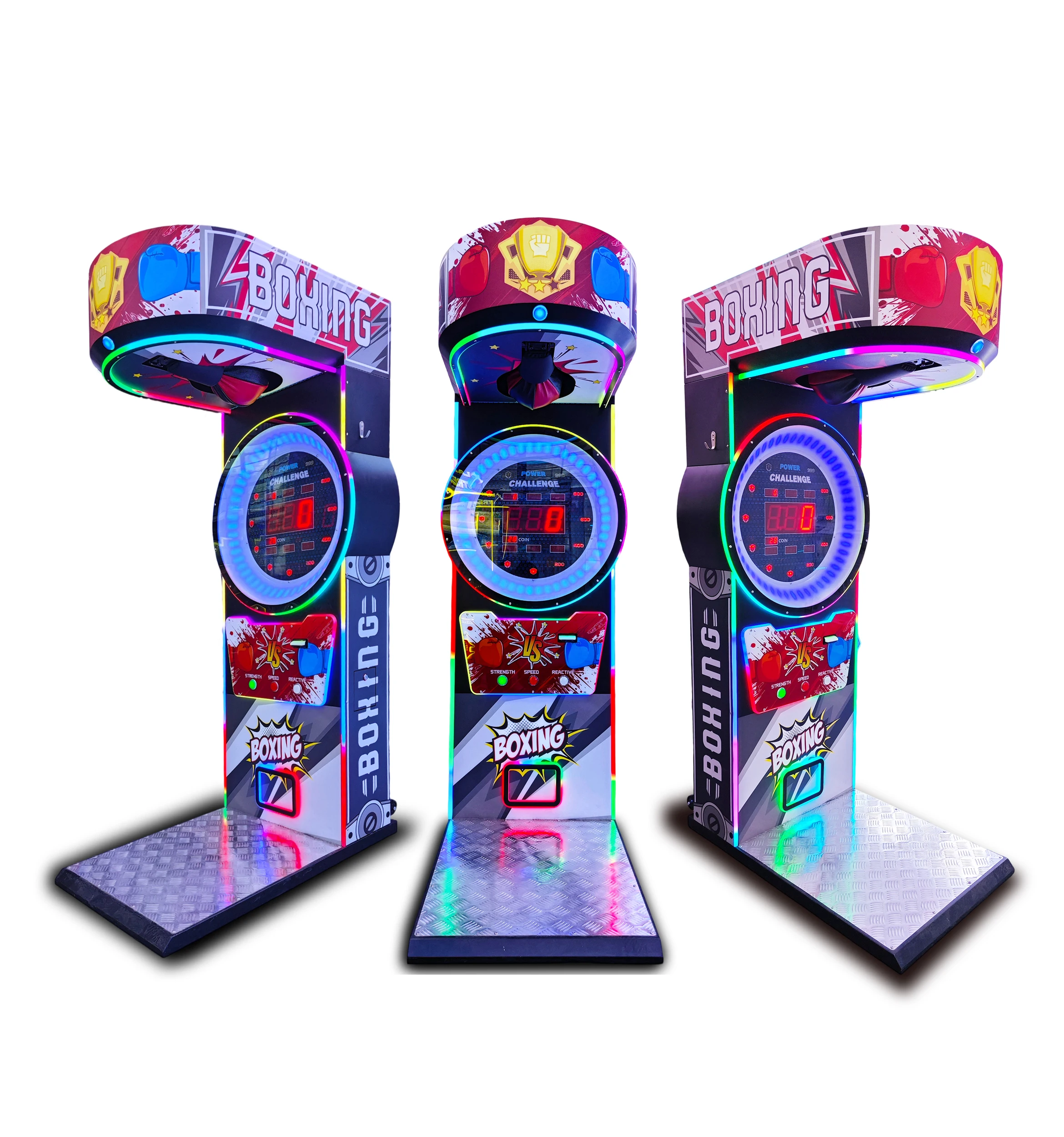 High Quality Entertainment Boxer Amusement Park Coin-operated Sports Arcade Force Measuring Boxing Game Machines