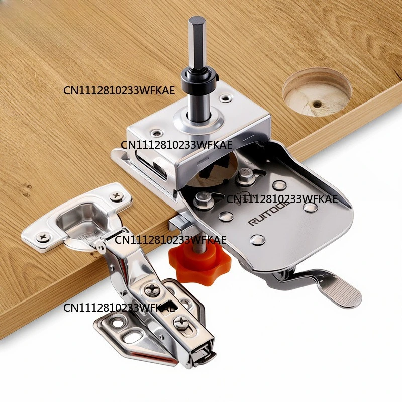 Stainless steel hinges, woodworking cabinet door hinge punching tool