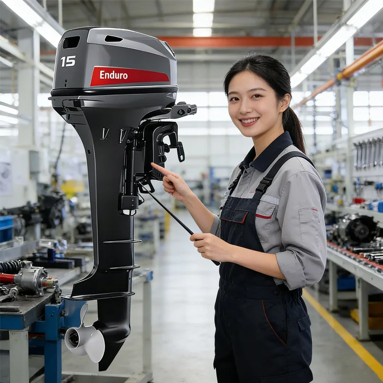 

Легкий и мощный 2-тактный подвесной мотор Yamaha 15 л.с. (E15DMHS, E15DMHL) - для рыбацких и универсальных лодок