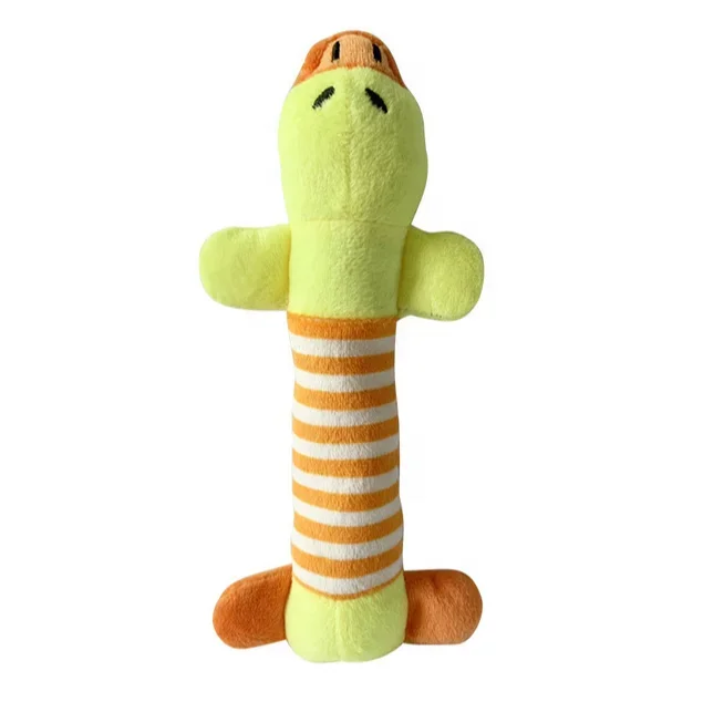 كلب القط مضحك الصوف المتانة أفخم الكلب اللعب صرير مضغ لعبة صوت صالح لجميع الحيوانات الأليفة الفيل بطة خنزير الكلب ألعاب من القطيفة الاشياء #2