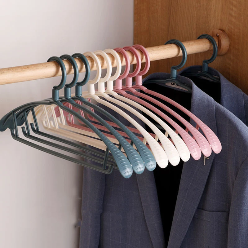 Traceless clothes hanger household non-slip clothes drying rack clothes storage artifact bedroom clothes rack ten batches