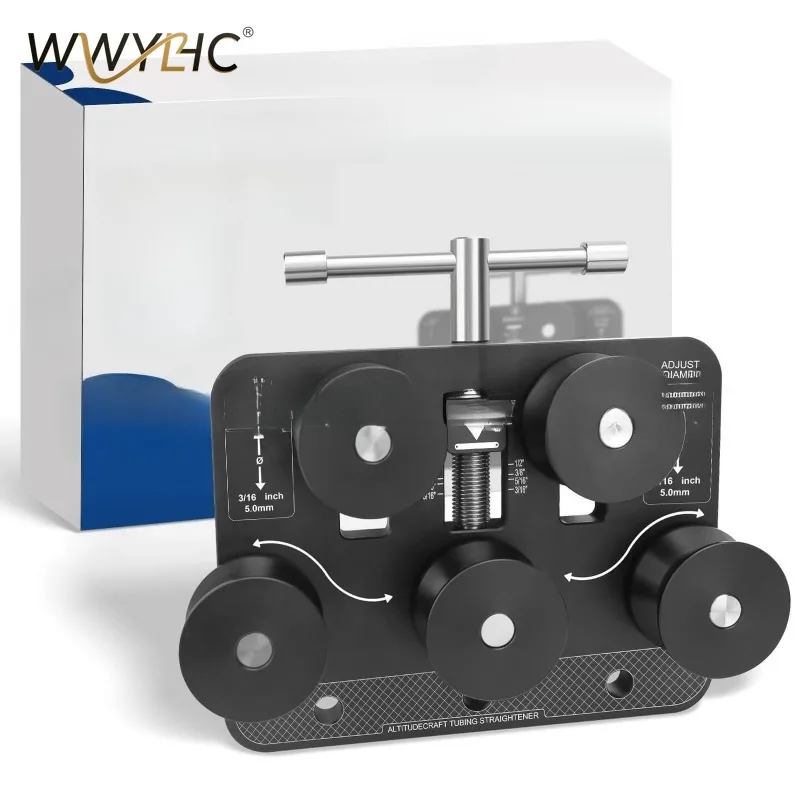 Portable Tubing Straightener Machine for Brake Line Aluminum Copper Pipe 3/16