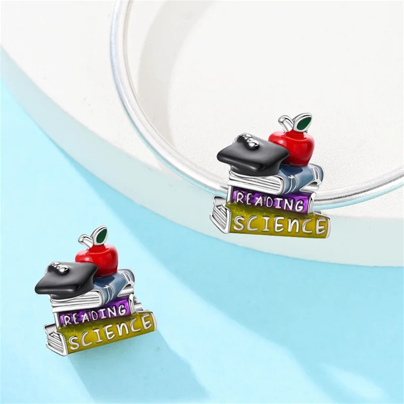 925 Sterling Silver Book World Charms Beads Fit Original Bracelet DIY Women Fashion Exquisite Birthday Anniversary Jewelry Gifts