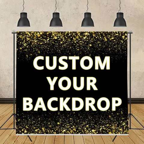 Custom Vinyl Backdrop Personalized Backdrop Customized Banner Image Background for Birthday Prom Graduation Party Anniversary