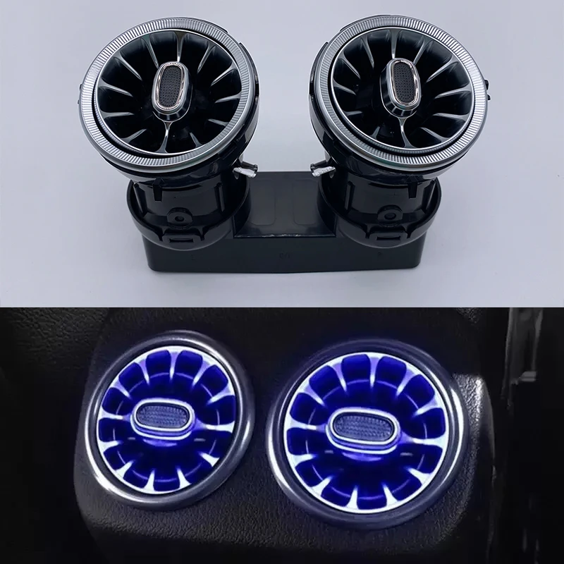 LED atmosphere light For Rear air conditioning vent LED turbine ambient light For Mercedes Benz C /E/ GLC class w205 w213 x253