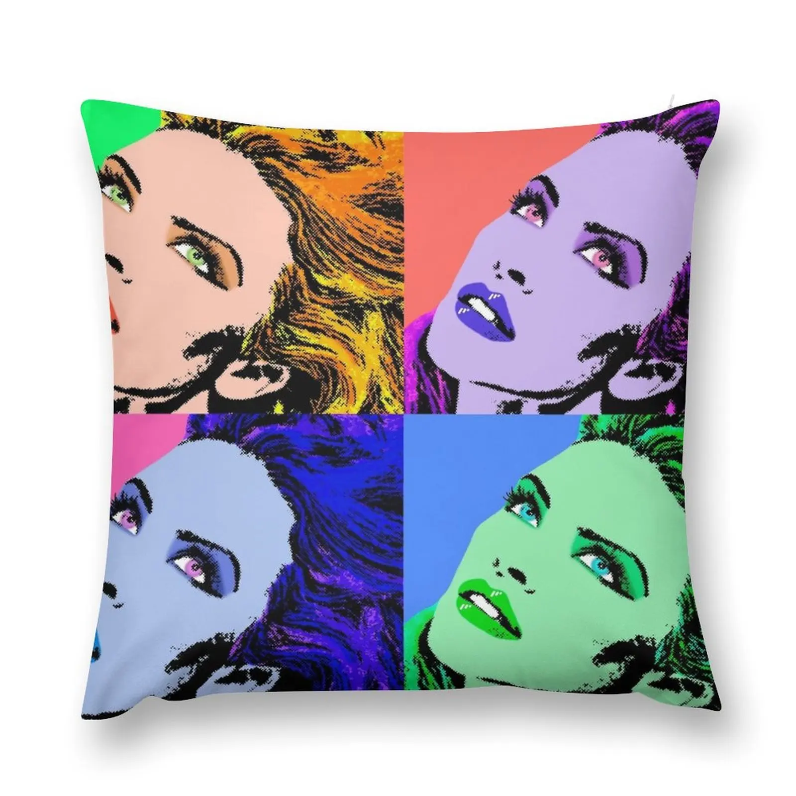 

Kylie Minogue POP Collage Throw Pillow Pillowcase Cushion Cushions Home Decor pillow