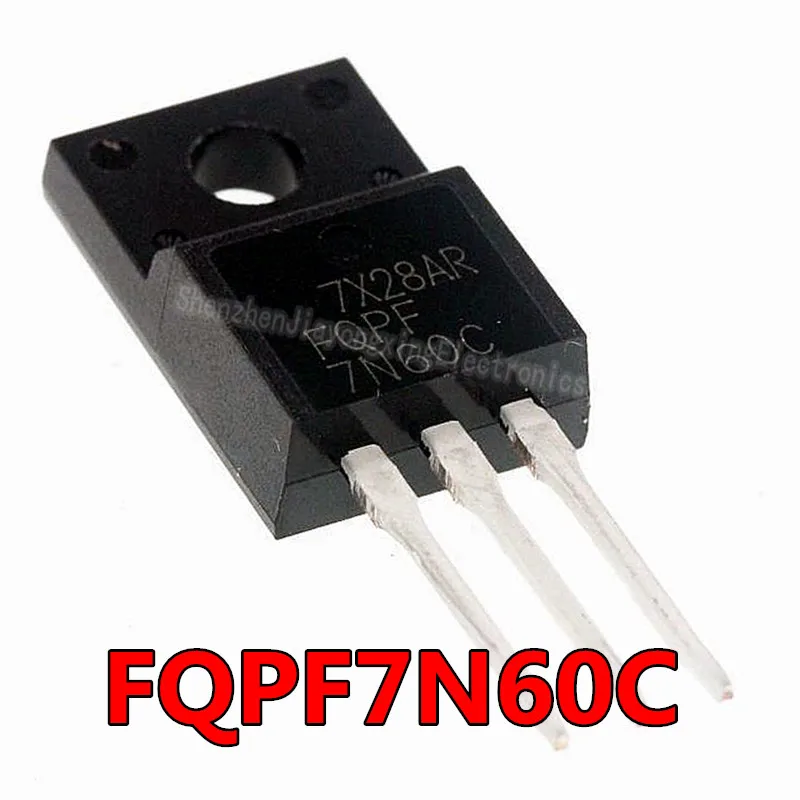 10PCS/Lot FQPF7N60 7N60 fqpf7n60 Triode TO-220F New Original Wholesale