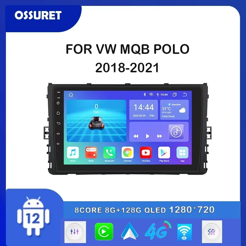 

Android 12 Car radio for Volkswagen VW MQB POLO VI Jetta MK7 T6 Bora 2018-2021 Multimedia Player 4G Autoradio Carplay SWC Screen